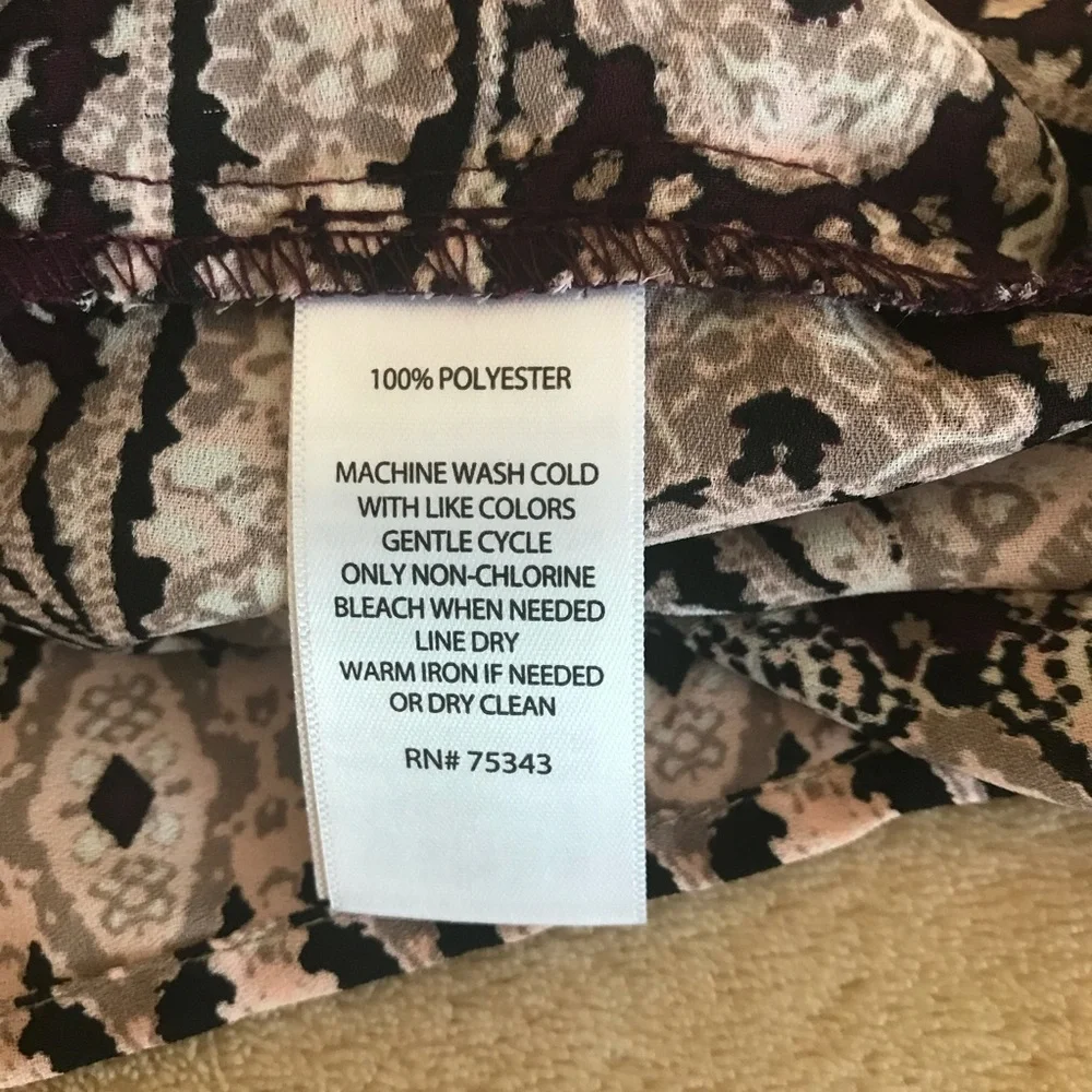 Cynthia Rowley Paisley Tunic Blouse - Size S - Picture 11 of 11